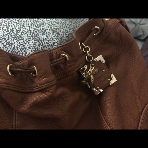 Slightly used leather juicy couture purse - Picture 2 of 4